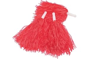 12 Pièces Cheerleading Pom Poms Pompons Sport Danse en Plastique Pom Pom pour Le Sport Spirit Cheering