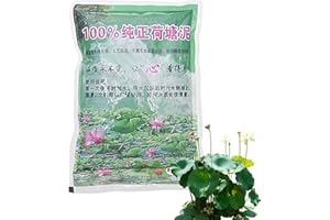 GENÉRICO Suelo para estanques acuáticos | Barro natural para estanque de loto con nutrientes | Medios de cultivo de plantas para nenúfares, lotos y suministros de jardinería