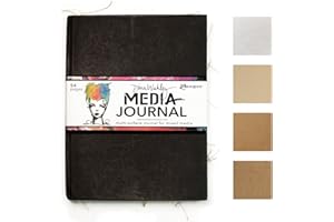 Ranger Dina Wakley Journal média, Papier, Multicolore, 26,3 x 20,1 x 2,9 cm