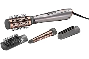 Babyliss AS136E - BaByliss Paris - Brosse soufflante Air Style 1000, Gris et Or, ‎24.1 x 4.8 x 5.9 cm