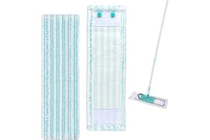 TXERFOLG 2 Pièces Housses de Rechange pour Leifheit Profi XL Micro Duo/Cotton Plus 47x15cm Serpillères de Rechange compatibles avec Leifheit Housse de Rechange en Microfibre pour Tous Types de Sol