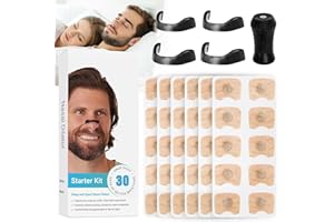 CHANCCI Manual Magnetic Nose Strip,60 Pcs Breathing Nasal Strip,Nose Breathing Strips Magnet,Anti Snoring Sleep Nasal Strips Geeignet,Magnetischer Nasenstreifen für Hotels,Familien,Fingerbrosche