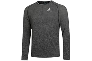 Odlo Herren Essential Seamless Langarm Laufshirt (1er Pack)