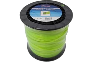 Hilo de nylon para desbrozadoras 3MM 255MT cuadrado Kawapower - Bricoferr