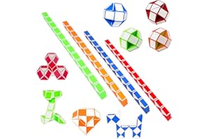 EACHHAHA Mitgebsel Kindergeburtstag 8 Jahre,12 Stück Mini Magische Schlange,Fidgets Toys,genaue positionierung, Glatte Kanten, Nicht leicht,Nicht leicht verletzt,Geburtstagsgeschenke für Kinder