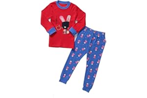 SOIBEEN Boys Pyjamas Set 100% Cotton PJs Toddler Long Sleeve Short Sleeve Sleepwear Kids Clothes Outfit 1-12 Years