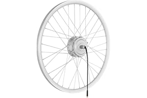 windmeile | E-Bike Moteur moyeu Roue Avant, rayonné, Argent, 20'' 26'' 28'', 36V/48V 250W, E-Bike, vélo électrique, Pedelec
