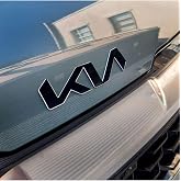 Graficar Design Kia Sportage ile Uyumlu 5 Amblem Kaplama Sticker Set Parlak Siyah