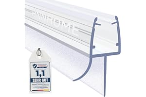 HNNHOME Duschdichtung – Universelle Duschtürdichtung/Ersatzdichtung für 5–8 mm Glastüren, extra dicke Gummilippe, 100% wasserdicht, einfache Installation (90cm, 1)