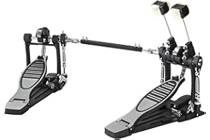 Fame DFP4003, Profi Doppelpedal, Doppelfußmaschine, Einstellbare Federspannung, Stabile Konstruktion