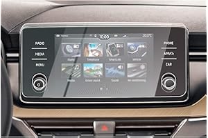CDEFG Kompatibel mit Skoda Kamiq Scala 2019-2023 2024 Fabia 4 2022+ Auto Navigation Glas Schutzfolie 9H Kratzfest GPS Transparent Displayschutzfolie Zubehör (8 Zoll)