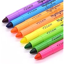Dacono – Lot De 8 Surligneurs Gel Pastel Bible – Marqueurs Non-Toxiques Sans Bavure Pour Étude Biblique & Journaling