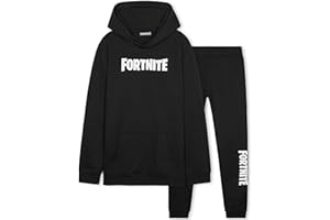 Fortnite Tuta Ragazzo, Completo Tuta Bambino con Felpa con Cappuccio e Pantaloni, Comodo Abbigliamento da Casa, Regali Ragazzi
