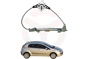 RICAMBYCAR Alzavetro Alzacristalli Manuale Compatibile con Fiat Punto - Grande Punto - Punto EVO dal 2005 in poi (Destro)