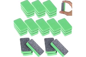 Wudaizhi 30 Mini Borradores De Pizarra: Limpiadores De Tableros De Borrado Seco De Tela para Niños, Escuela, Oficina Y Hogar