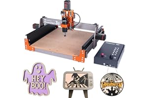 FoxAlien Fresatrice CNC Masuter 3S con NEMA 23 Closed-Loop Stepper Motor, 400W Spindle 3 Axis Engraving Milling Machine per legno acrilico alluminio intaglio taglio