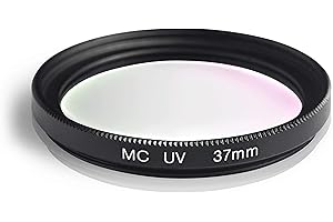 ARES FOTO Filtre UV MC. Cadre en Aluminium et Verre Optique. Revêtement Hydrofuge et Anti-Rayures. pour Canon Sony Nikon Leica Fujifilm Panasonic Pentax Sigma Tamron Pentax (37mm)