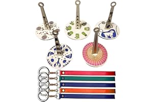 cimsfcor Tragbarer Handgelenk-Garnhalter, Holzgarnhalter zum Stricken, Häkeln, verhindert Verheddern und Hängenbleiben von Garn, 15 cm, 5 Stück