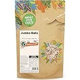 Wholefood Earth Jumbo Oats - 3kg - High Fiber - High Protein (Packing May Vary)