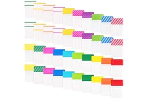 TATUO 800 Piezas de Fichas de índice de archivos Indicadores de escritura pegajosa para etiquetar y organizar documentos, documentos, archivos, libros, carpetas (1 pulgada, 800 Piezas)