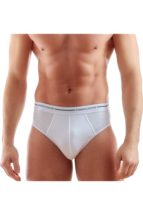 SLIP COTONE COTONELLA - 6 Paia, Taglia 8, Bianco, Elastico Esterno, Confortevoli E Resistenti - Foto 5