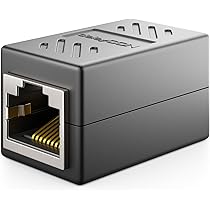 deleyCON 4 Stuks RJ45 Koppeling (1000 Mbit) Gigabit LAN Kabel Verlengkabel Netwerkkabel Ethernet Adapter Schakelaar Compatibel met Cat8, Cat7, Cat6, Cat5 Patchkabel DSL POE 2X RJ45 Aansluiting - Wit