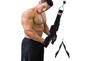 R2F RIGHT TO FIGHT R2F Tricipite Corda Cavo Macchina Attacco, Extra Lungo Lat Pull Down Bar Corda in due dimensioni, Cinghie di Estensione Tricipite, Attrezzature da Palestra, Accessori Palestra, Tirare su Bar Facepull, Maniglie