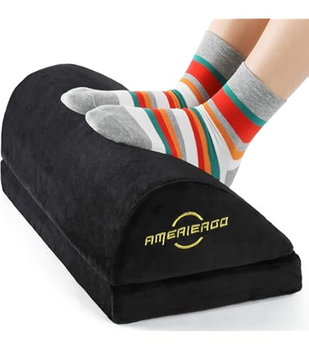 bonmedico Footrest Cushion, Ergonomic 3-in-1 Footrest, Footrest Desk