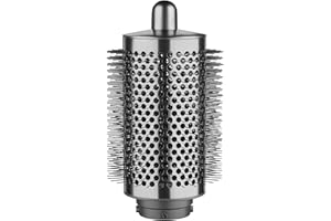 Dxyue Duże okrągłe nasadki do szczotki objętościowej do Dyson do Airwrap Styler HS01 HS05, akcesoria do wszystkich rodzajów włosów, szare