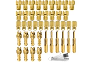ZAMDOEKit Getto carburatore Getto Lento Principale e Pilota per Mikuni VM28/486 VM4/042 VM22/210 N100.604 VM22 VM24 VM26 RS HSR HS TM Carburatori per 125 CC 150 CC 200 CC 250 CC per Mini Moto ATV