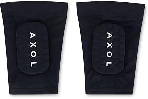 AXOL Built In Sleeve Shin Pads | Ultra Protection Gel Shin Pads for Youth & Adults | Lightweight, Slip-Free Football Guard