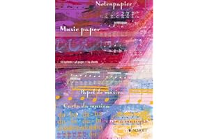 Manuscript Paper DIN A4: 48 Pages, 24 Sheet, Perforated, 12 Systems