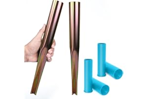 Flatro Pack of 2 Rotary Washing Line Spike with 2x Plastic Adapters (32mm & 40mm) | Multi-Fit Garden Ground Spike to Fit Standard Poles up to 50mm | Rust-Resistant Galvanised Washing Line Spikes