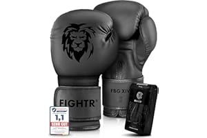 ‎FIGHTR FIGHTR® Boxhandschuhe - Maximaler Schutz & Stabilität | Box Handschuhe für Boxen, MMA, Muay Thai & Kickboxen | Größen 8-16 oz, inkl. Tragetasche