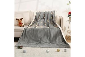 CURECURE Manta Calefactora Eléctrica para Cama con Apagado Automático Protección contra Sobrecalentamiento Temporizador Automático 10 Horas, 4 Niveles de Temperatura, Lavable, 180 x 130 cm