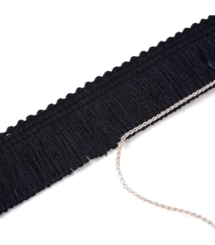 Frange Lamé Cuquillo TEXTEX - 5m Bleu Marine Et Or