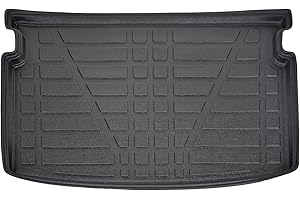 J&J AUTOMOTIVE SCOUTT | Vasca Bagagliaio Proteggi Baule In TPE Su Misura Per Golf 8 dal 2020 (Piano Superiore), Bordo 4cm, Antiscivolo, Inodore, Arrotolabile