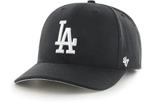 47 MLB Los Angeles Dodgers Cold Zone MVP DP Cappellino Baseball Unisex Snapback Logo Bianco Colore Nero, Nero , Taglia unica