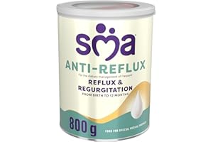 SMA NUTRITION SMA Anti Reflux Baby Milk Powder Formula, From Birth, 800g (Pack of 1)