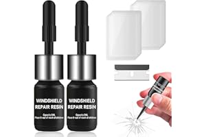 SONEAT Windscreen Chip Repair Kit Windscreen Repair Kit Windshield Repair Kit Glass Repair Kit Nano Windshield Crack Repair Liquid Automotive (Black)