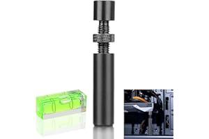 SWTYExt Grafikkarten Halterung Gpu Stütze Aluminium Gpu Halterung Schwarz Grafikkarten Stütze Höhenverstellbare Polierte Grafikkartenhalter mit Magnet (49-80mm)