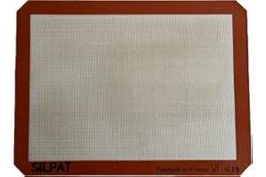 Toile de cuisson anti-adhésive Silpat 40 x 30 cm, Rectangulaire, Beige