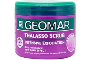 ‎GEOMAR GEOMAR | Intensives Thalasso Peeling, Tiefen Hauterneuerung, Effekt wie neue Haut, Mit Meersalz, Traubenkernen und Spurenelementen aus dem Toten Meer, Made in Italy, 600 g