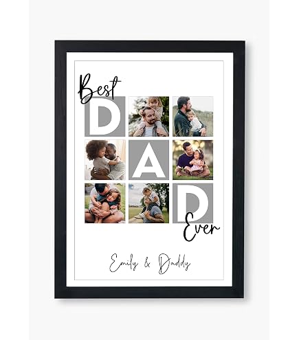 Personalised Grandad Photo Print – Unique Father's Day Gift From ABC Prints