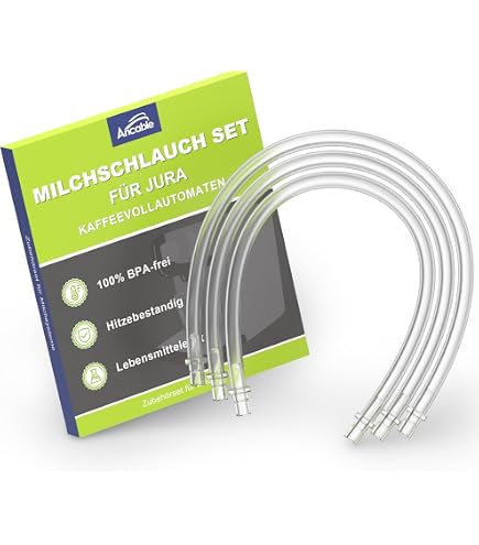 Juego De 3 Cepillos Dobles Para Manguera De Leche - 3 Mm Y 7 Mm - Limpieza Profunda Para Cafeteras Bosch, Siemens, Jura, Etc.