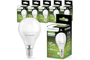 6x LUMILED LED KULKA 10W E14 990LM 4000K CCD