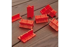 SUD BOIS Espaceur de lames de Terrasse, Cales de 3/4 / 5/6 mm - lot de 8 pièces
