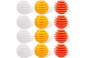 AOMAG Practice Golf Balls 12 Pack, Limited Flight Colored golf balls Plastic Golf Balls-Training Golf Balls Airflow Golf Balls for Swing Practice Driving Perfect for Backyard, Basement & Indoors.