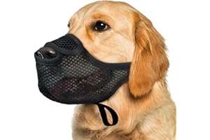 ZESNXJ Fressschutz Hund, Maulkorb Mittlere Hunde, Giftköderschutz Hund für Spaziergänge & Training, Maulkorb für Große Hunde Atmungsaktiv und Verstellbar zur Biss- und Fresskontrolle