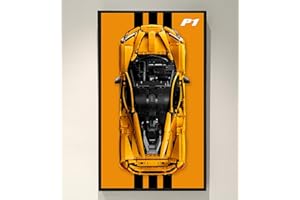 ICUANUTY Pannello da Parete per Technic McLaren P1 1:8 42172, Supporto Lego - Idee Regalo per gli Appassionati, Solo Piastra Dimensioni
